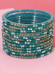 LAVAZZA Set Of 12 Zircon-Studded Bangles