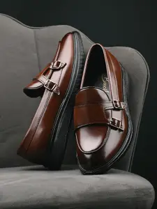 BUCIK Men Lightweight Formal Monk Shoes