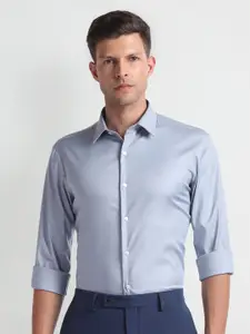Arrow New York Brooklyn Slim Fit Spread Collar Formal Shirt