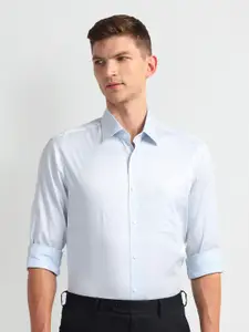 Arrow Slim Fit Textured Dobby Spread Collar Long Sleeves Cotton 1851 Formal Shirt