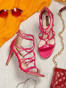 Flat n Heels Open Toe Stiletto Gladiators