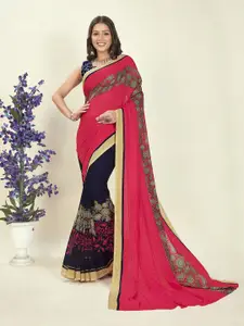 ANAND SAREES Ethnic Motifs Printed Saree With Blouse Piece