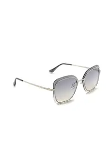 French Connection Women Oversized Sunglasses with UV Protected Lens