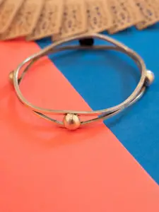Shyle Set Of 2 Sterling Silver Bangles