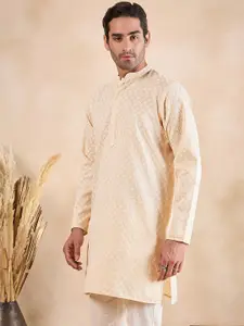 Anouk Chikankari Embroidered Straight Kurta