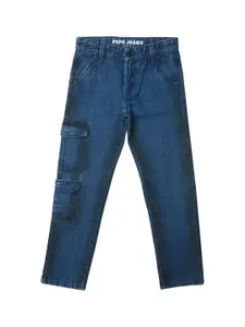 Pepe Jeans Boys Relaxed Fit Mid Rise Denim Cargo
