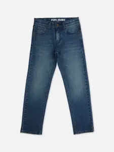 Pepe Jeans Boys Relaxed Fit Light Fade Stretchable Jeans