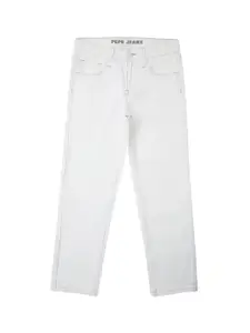 Pepe Jeans Boys Relaxed Fit Clean Look Stretchable Jeans