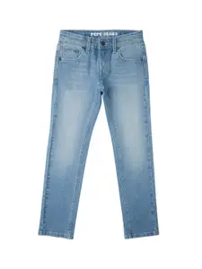 Pepe Jeans Boys Slim Fit Light Fade Stretchable Jeans