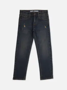 Pepe Jeans Boys Relaxed Fit Low Distress Light Fade Stretchable Jeans