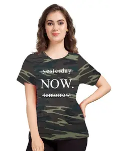 BAESD Camouflage Printed Pure Cotton T-shirt
