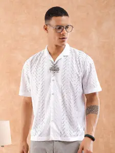 The Indian Garage Co Abstract Printed Casual Shirt
