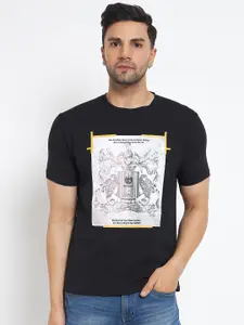 Duke Graphic Printed Cotton Slim Fit T-shirt