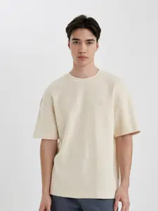 DeFacto Round Neck Pure Cotton T-shirt