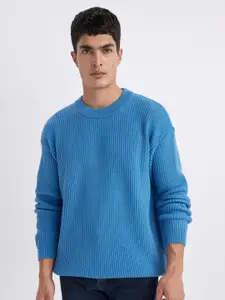 DeFacto Cable Knit Long Sleeves Acrylic Pullover Sweater