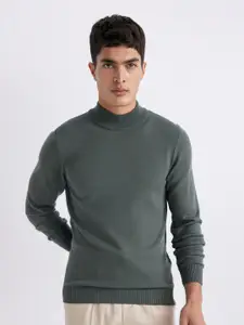 DeFacto Turtle Neck Ribbed Acrylic Pullover