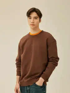 DeFacto Ribbed Pullover Pure Cotton Sweater