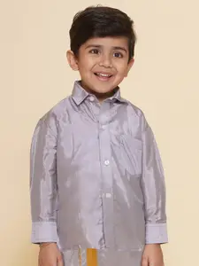 Sethukrishna Boys Opaque Printed Casual Shirt