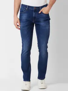 SPYKAR Men Relaxed Fit Heavy Fade Clean Look Cotton Jeans