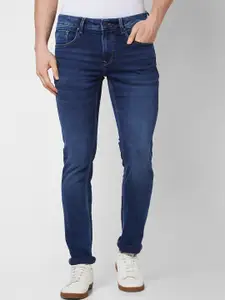 SPYKAR Men Skinny Fit Low-Rise Light Fade Stretchable Jeans