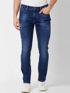 SPYKAR Men Relaxed Fit Heavy Fade Clean Look Cotton Jeans