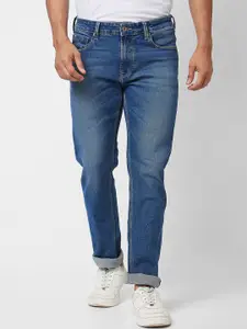 SPYKAR Men Relaxed Fit Light Fade Clean Look Cotton Jeans