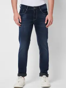 SPYKAR Men Skinny Fit Low-Rise Light Fade Cotton Jeans