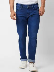 SPYKAR Men Relaxed Fit Light Fade Clean Look Cotton Jeans