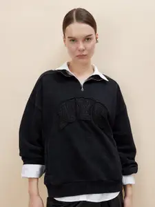 DeFacto Women Self-Design Sweatshirt