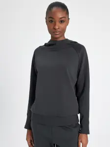 DeFacto Long Sleeves Hooded Pullover Sweatshirt