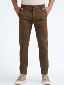 Flying Machine Men Mid Rise Chinos Trousers