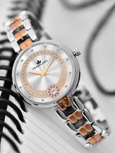 Franklord Women Stainless Steel Bracelet Style Straps Analogue Watch F-112 RTL