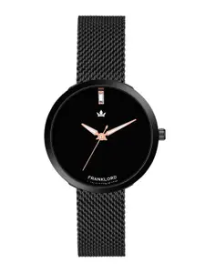 Franklord Women Textured Straps Analogue Watch F-118 BLL