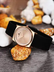 Franklord Women Dial Leather Straps Round Analogue Watch F-120 RRL