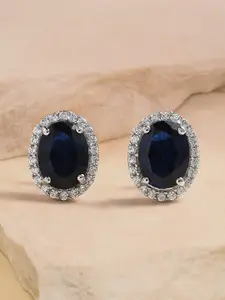 Ornate Jewels Oval Studs Earrings