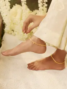 Rubans Set Of 2 Gold-Plated Anklet