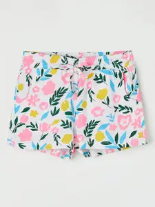 Fame Forever by Lifestyle Girls Floral Printed Pure Cotton Shorts