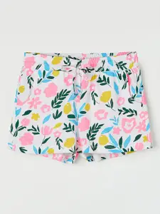 Fame Forever by Lifestyle Girls Floral Printed Pure Cotton Shorts