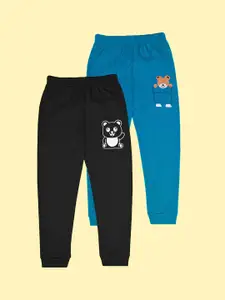BAESD Infants Boys Pack Of 2 Graphic Printed Joggers