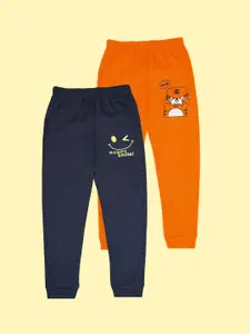 BAESD Infants Boys Pack Of 2 Graphic Printed Joggers