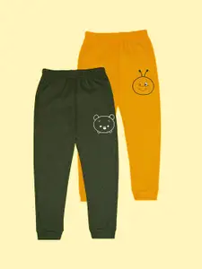 BAESD Infants Boys Pack Of 2 Graphic Printed Joggers