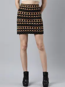 SHOWOFF Self-Design Pencil Skirts