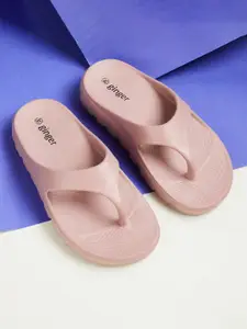 Ginger by Lifestyle Women Rubber Thong Flip-Flops