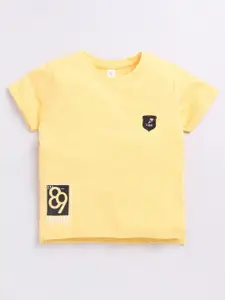 Ginie Boys Round Neck Cotton T-shirt