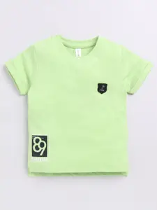 Ginie Boys Round Neck Cotton T-shirt
