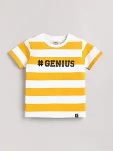 Ginie Boys Striped Cotton T-shirt
