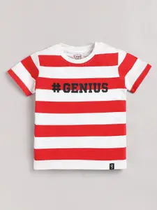 Ginie Boys Striped Cotton T-shirt
