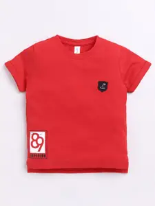 Ginie Boys Round Neck Cotton T-shirt
