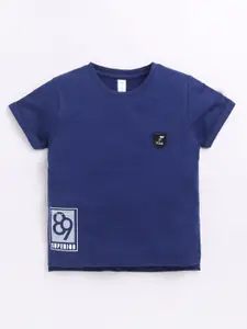 Ginie Boys Round Neck Cotton T-shirt