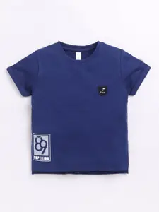 Ginie Boys Round Neck Cotton T-shirt
